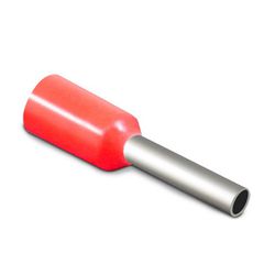 TERMINAL PRE-ISOL. TIPO TUBULAR VERMELHO 1,0MM SIB... - Rabelo Materiais Para Construção