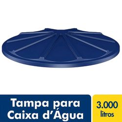 TAMPA PARA CAIXA D'AGUA 3.000 LITROS FORTLEV - Rabelo Materiais Para Construção