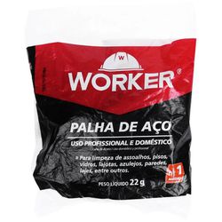 PALHA DE AÇO Nº 1 103039 WORKER - Rabelo Materiais Para Construção