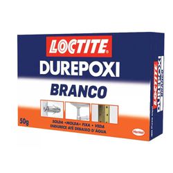 COLA DUREPOXI MASSA BRANCO 50 GR LOCTITE - Rabelo Materiais Para Construção