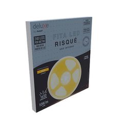 FITA LED INTERNA RISQUÉ 10W 3000K 5 METROS 12V 192... - Rabelo Materiais Para Construção