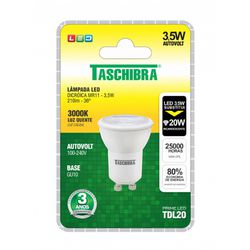 LÂMPADA LED DICROICA MR11 GU-10 3,5W 2700K BIVOLT ... - Rabelo Materiais Para Construção