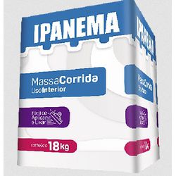 MASSA CORRIDA IPANEMA CAIXA 18 KG 151001 ACRILPLUS - Rabelo Materiais Para Construção