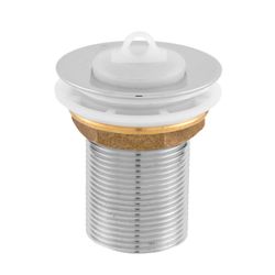 VÁLVULA PARA TANQUE CROMADA ZAMAC 1.1/4