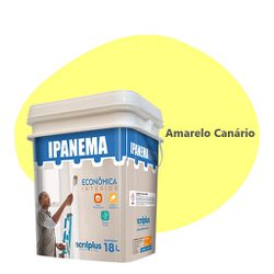 TINTA ECONÔMICA IPANEMA AMARELO CANÁRIO 18 LITROS ... - Rabelo Materiais Para Construção