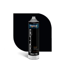 TINTA COLLOR SPRAY PRETO SEMI BRILHO 210GR 400ML C... - Rabelo Materiais Para Construção