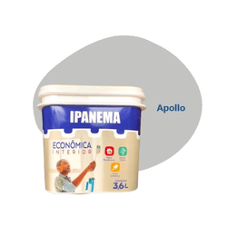 TINTA ECONÔMICA IPANEMA APOLLO 3,6 LITROS ACRILPLU... - Rabelo Materiais Para Construção