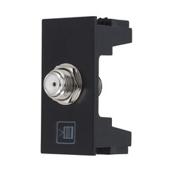 TOMADA MÓDULO HABITAT BLACK ANTENA DE TV COAXIAL 7... - Rabelo Materiais Para Construção