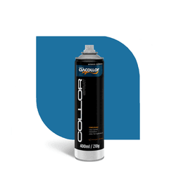 TINTA COLLOR SPRAY METÁLICO AZUL 210GR 400ML CIACO... - Rabelo Materiais Para Construção