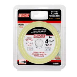 DISCO DE CORTE MULTIMATERIAIS 115X22.23MM 4.1/2