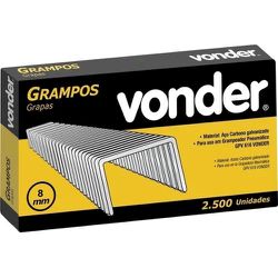 GRAMPO GRAMPEADOR PNEUMÁTICO 8MM GPV-8 (CAIXA 2500... - Rabelo Materiais Para Construção