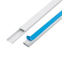 CANALETA PVC ADESIVA SEM DIVISÓRIA 20X10X2000MM 33... - Rabelo Materiais Para Construção