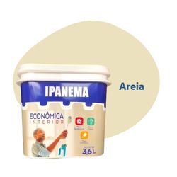 TINTA ECONÔMICA IPANEMA AREIA 3,6 LITROS ACRILPLUS - Rabelo Materiais Para Construção