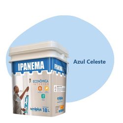TINTA ECONÔMICA IPANEMA AZUL CELESTE 18 LITROS ACR... - Rabelo Materiais Para Construção