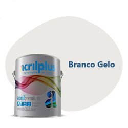 TINTA SEMI BRILHO PREMIUM BRANCO GELO 3,6 LITROS A... - Rabelo Materiais Para Construção