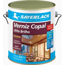 VERNIZ COPAL ALTO BRILHO 3,6 LITROS SAYERLACK - Rabelo Materiais Para Construção