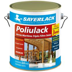 VERNIZ MARÍTIMO TRIPLO POLIULACK BRILHANTE 3,6 LIT... - Rabelo Materiais Para Construção
