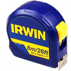 TRENA DE AÇO STANDARD 25MM 8 METROS IW13948 IRWIN - Rabelo Materiais Para Construção