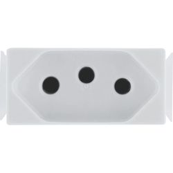 MÓDULO ARIA TOMADA 2P+T 10A 250V 57217/030 TRAMONT... - Rabelo Materiais Para Construção