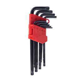 JOGO CHAVE TORX CURTA COM GUIA T10 A T50 9 PEÇAS 2... - Rabelo Materiais Para Construção