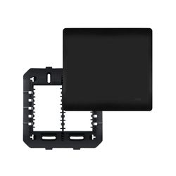 PLACA HABITAT BLACK COM SUPORTE CEGA 4X4 4077 FAME - Rabelo Materiais Para Construção