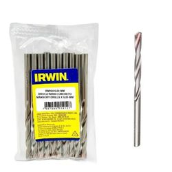 BROCA CONCRETO 6MM IW904 IRWIN - Rabelo Materiais Para Construção