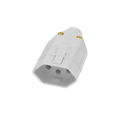 PLUG FEMEA PADRÃO CINZA 2P+T 20A 250V 08317280 FAM... - Rabelo Materiais Para Construção