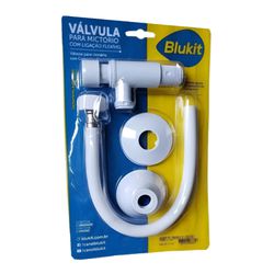 VÁLVULA MICTÓRIO COM CANOPLA E FLEXÍVEL 30CM BRANC... - Rabelo Materiais Para Construção