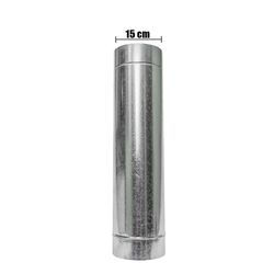 CHAMINÉ 15 CM DE DIÂMETRO MÉDIO 1 METRO 1599 METAL... - Rabelo Materiais Para Construção