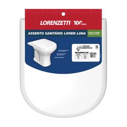ASSENTO LOREN LUNA PP SOFT CLOSE BRANCO 7150027 LO... - Rabelo Materiais Para Construção