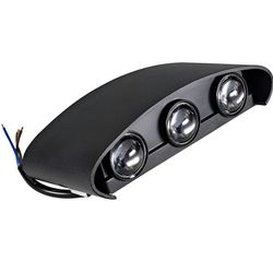 ARANDELA LED YORI 2F 6W 4000K BIVOLT PRETO 5200031... - Rabelo Materiais Para Construção