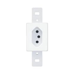 TOMADA PADRÃO SEM PLACA PADRÃO 2P+T 10A 250V 1335 ... - Rabelo Materiais Para Construção