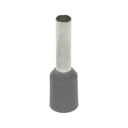 TERMINAL PRE-ISOLADO TIPO TUBULAR CINZA 4,0MM - Rabelo Materiais Para Construção