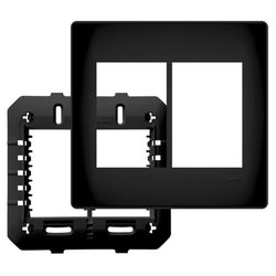 PLACA HABITAT BLACK COM SUPORTE 6 MÓDULOS 4X4 4080... - Rabelo Materiais Para Construção