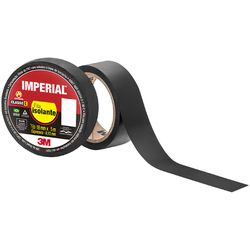 FITA ISOLANTE PRETA 18MMX5M IMPERIAL 3M - Rabelo Materiais Para Construção
