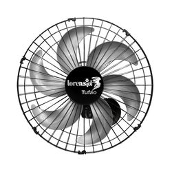 VENTILADOR PAREDE 50CM 150W TUFÃO PRETO BIVOLT LOR... - Rabelo Materiais Para Construção