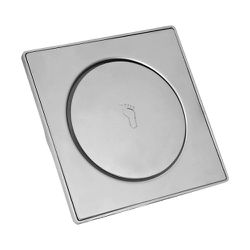 RALO QUADRADO CLICK INOX 15X15CM 42792 J.J.M. GREL... - Rabelo Materiais Para Construção