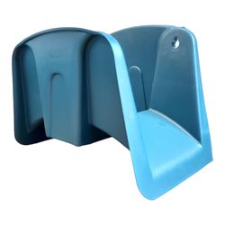 SUPORTE PLÁSTICO AZUL PARA MANGUEIRA 9761 MANTAC - Rabelo Materiais Para Construção