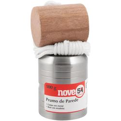 PRUMO DE PAREDE METAL 500GR 3321400500 NOVE54 - Rabelo Materiais Para Construção