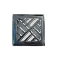 GRELHA RETA ALUMÍNIO POLIDO 15X15 11515 PRIME ALUM... - Rabelo Materiais Para Construção