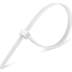 ABRAÇADEIRA NYLON BRANCA 2,5X140MM FOXLUX - Rabelo Materiais Para Construção