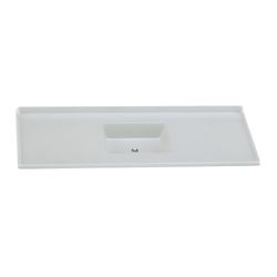 PIA SINTÉTICA STANDARD GRANITADA 150X50CM GELO 505... - Rabelo Materiais Para Construção
