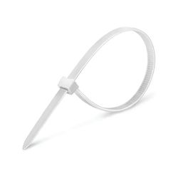 ABRAÇADEIRA NYLON BRANCA 3,6X200MM BRASFORT - Rabelo Materiais Para Construção
