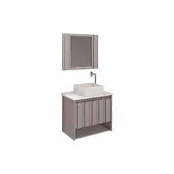 KIT ARMÁRIO TREVISO GIANDUIA ESPELHO+PIA QUINTO 63... - Rabelo Materiais Para Construção