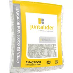 ESPAÇADOR BLOCO VIDRO 08CM BRANCO JUNTALIDER - Rabelo Materiais Para Construção