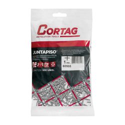 ESPAÇADOR JUNTAPISO 1MM 100PCS 60505 CORTAG - Rabelo Materiais Para Construção