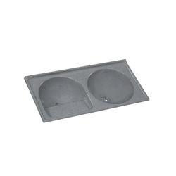 TANQUE SINTÉTICO GRANITADO DUPLO Nº 2 110X55CM CIN... - Rabelo Materiais Para Construção