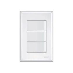 INTERRUPTOR SIMPLES 3 TECLAS 16A C/P F.EV2907 FAME - Rabelo Materiais Para Construção