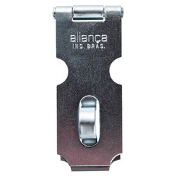 PORTA CADEADO ZINCADO 81114 63MM 011376 ALIANÇA - Rabelo Materiais Para Construção