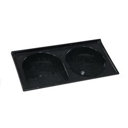 TANQUE SINTÉTICO GRANITADO DUPLO Nº 2 110X55CM PRE... - Rabelo Materiais Para Construção